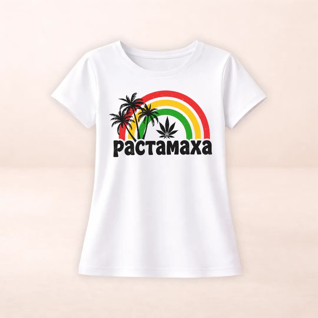 Футболка з принтом "Растамаха"