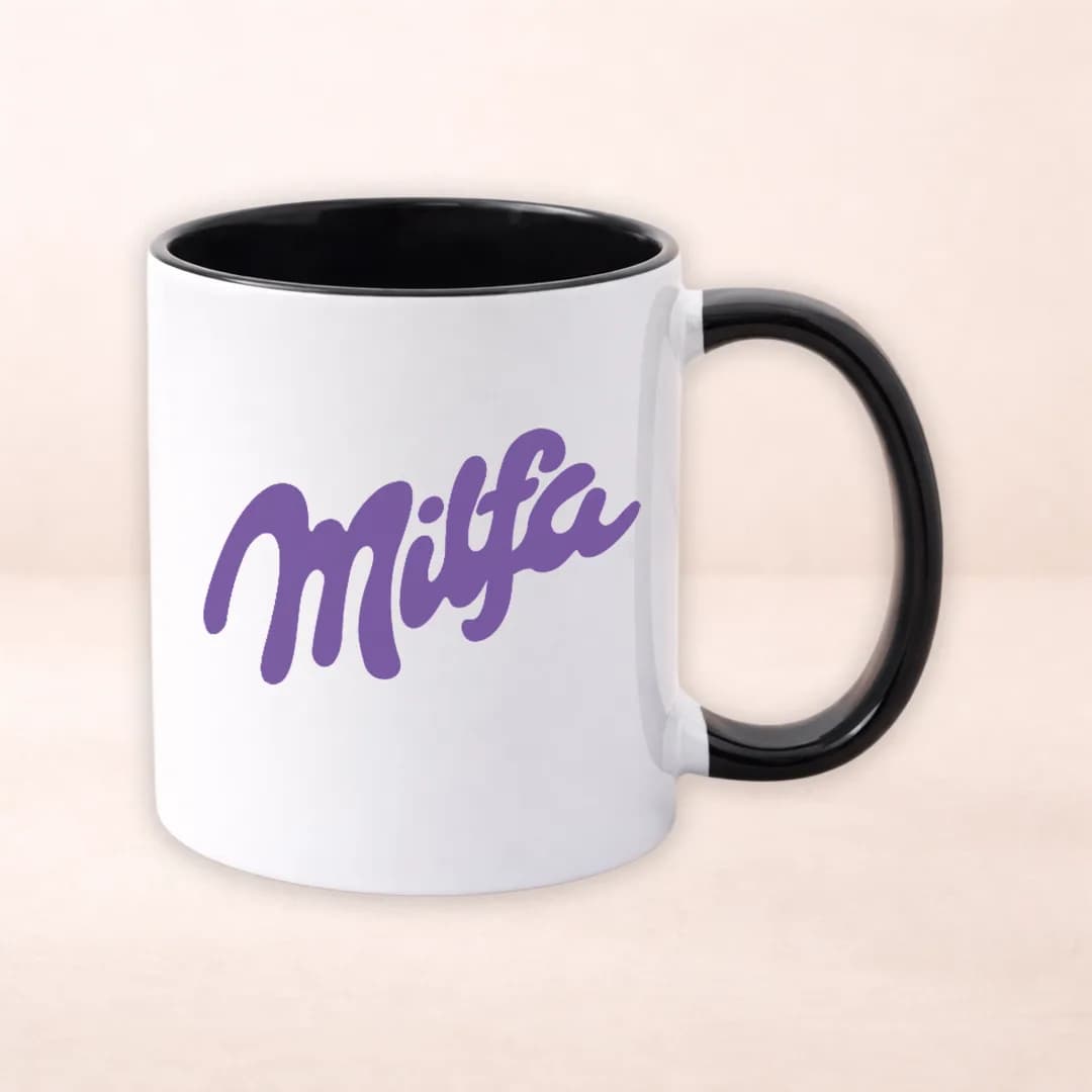 Чашка з принтом "Мілфа"