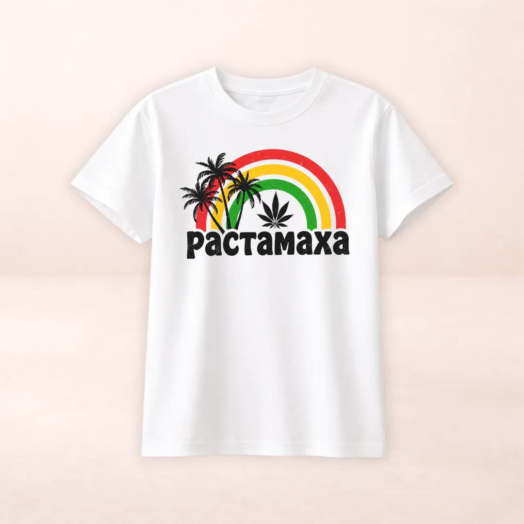 Футболка з принтом "Растамаха"